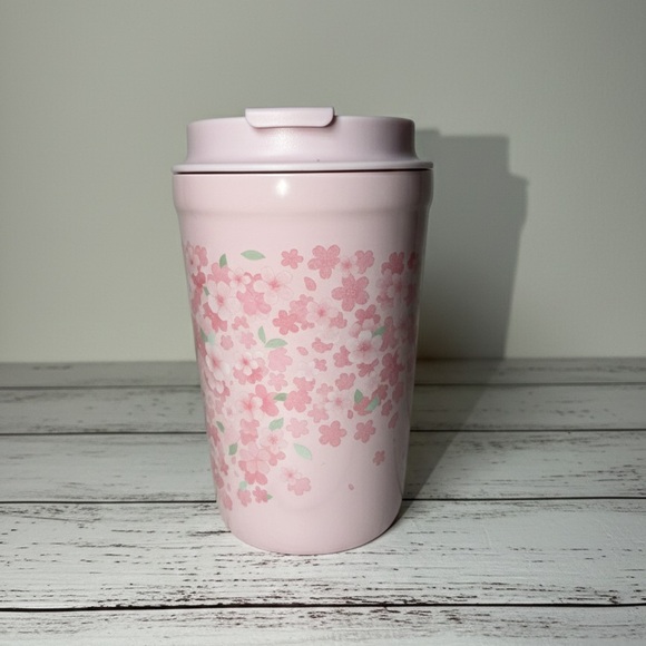 NWT Starbucks 2026 Spring Cherry Blossom Sakura Pink Stainless Steel Tumbler - Picture 8 of 8